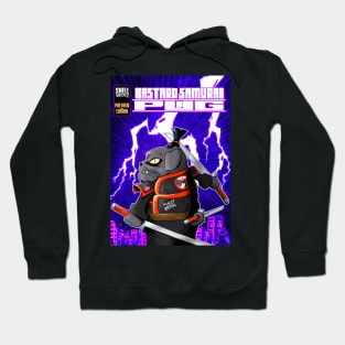 bastard samurai pug Hoodie